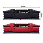 Ram DDR4 Gskill 16G3200 Ripjaws V 1x 16GB F4 3200C16S 16GVK 1 1