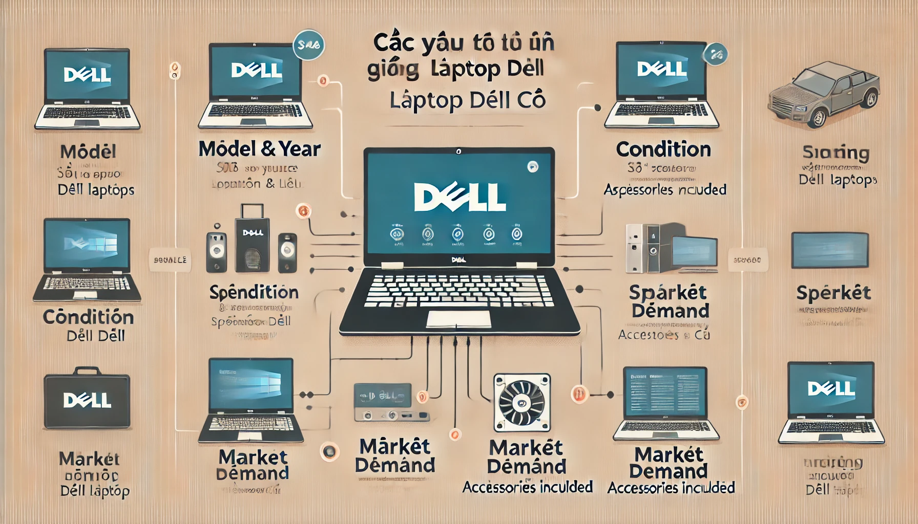 Các Yếu Tố Ảnh Hưởng Đến Giá Thu Mua Laptop Dell Cũ