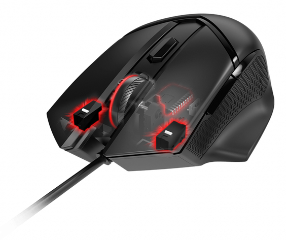 Chuột MSI Clutch GM20 Elite 4 Chuot Game co day MSI Clutch GM20 Elite mau den 4