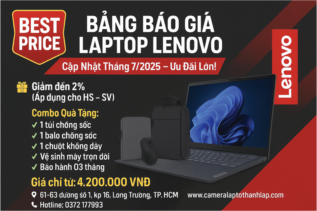 Bao Gia Laptop Lenovo Thang 7