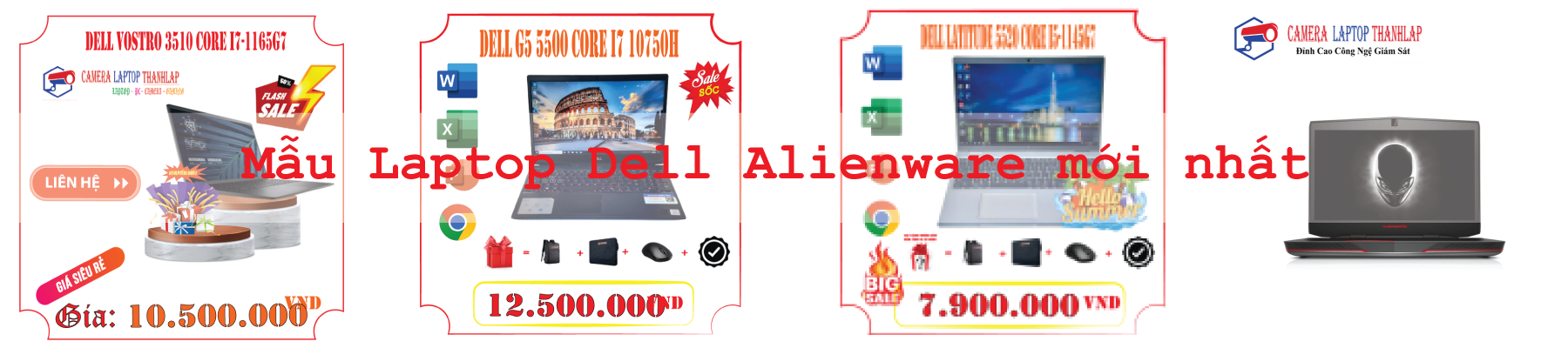 Mẫu Laptop Dell Alienware mới nhất: