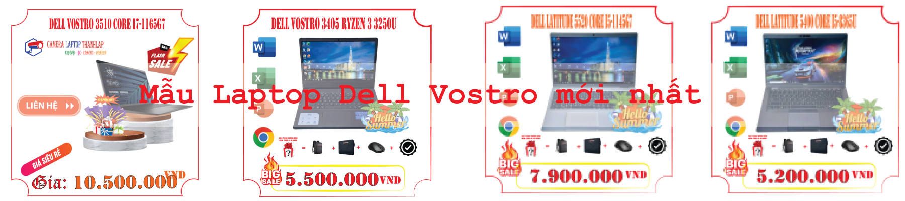Mẫu Laptop Dell Vostro mới nhất: