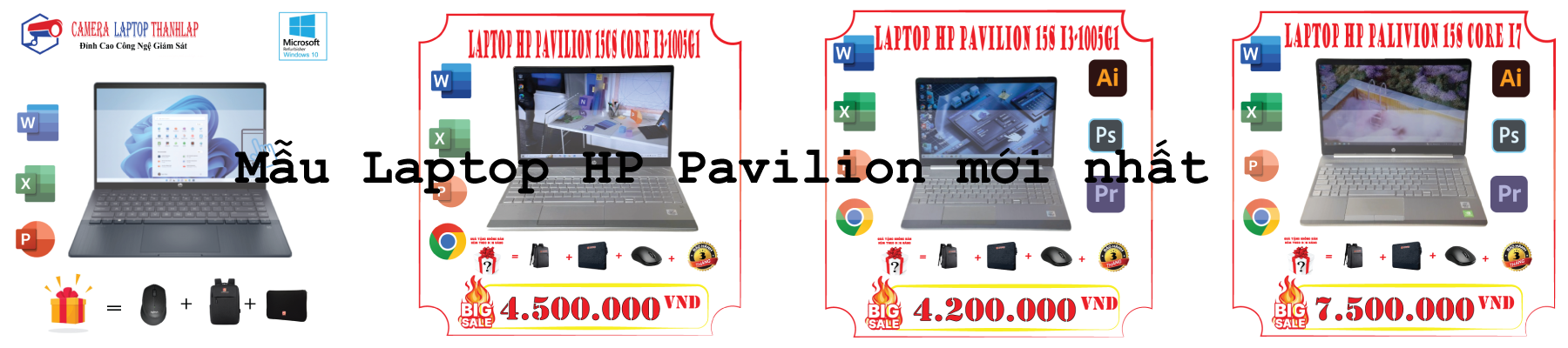Mẫu Laptop HP Pavilion mới nhất