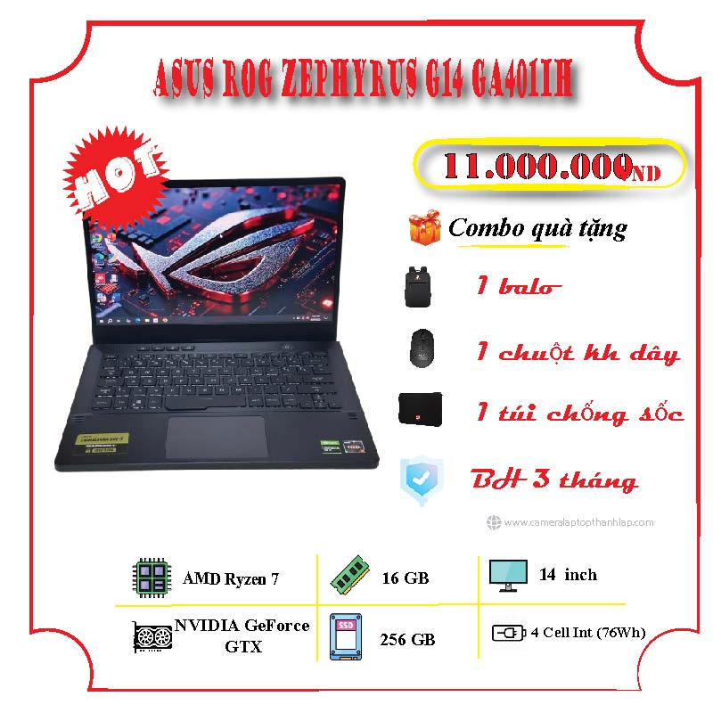 Asus ROG Zephyrus G14 GA401IH