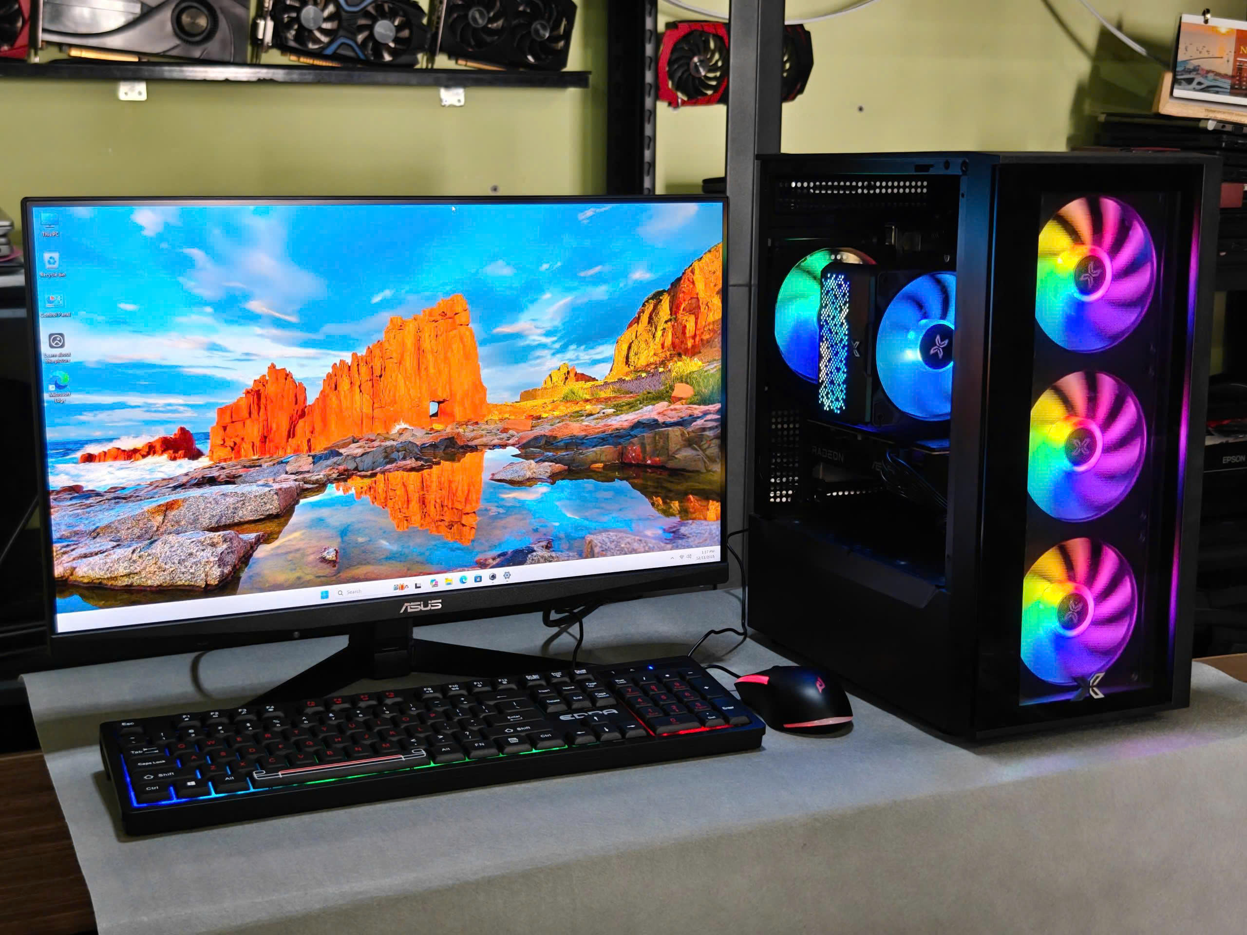 PC Gaming i5-12400F RX 6500 XT