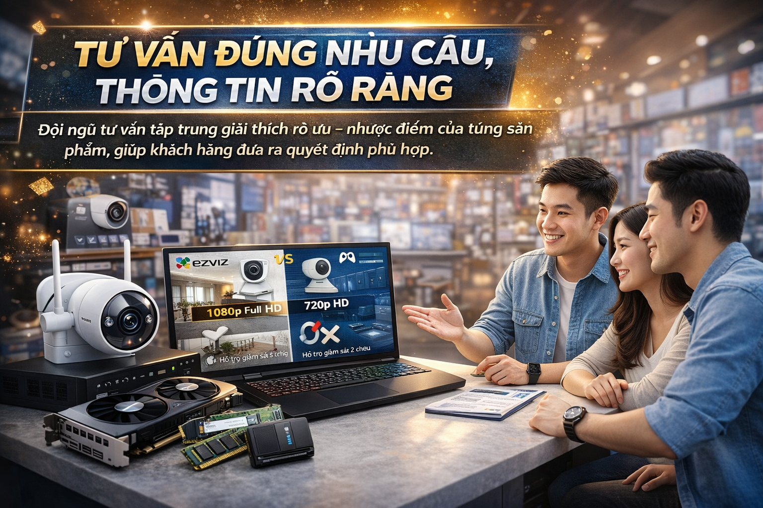 Tư vấn đúng nhu cầu, thông tin rõ ràng
