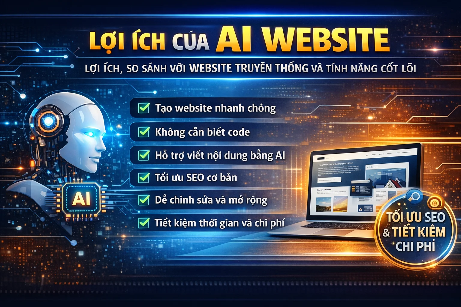 Lợi ích của AI website
