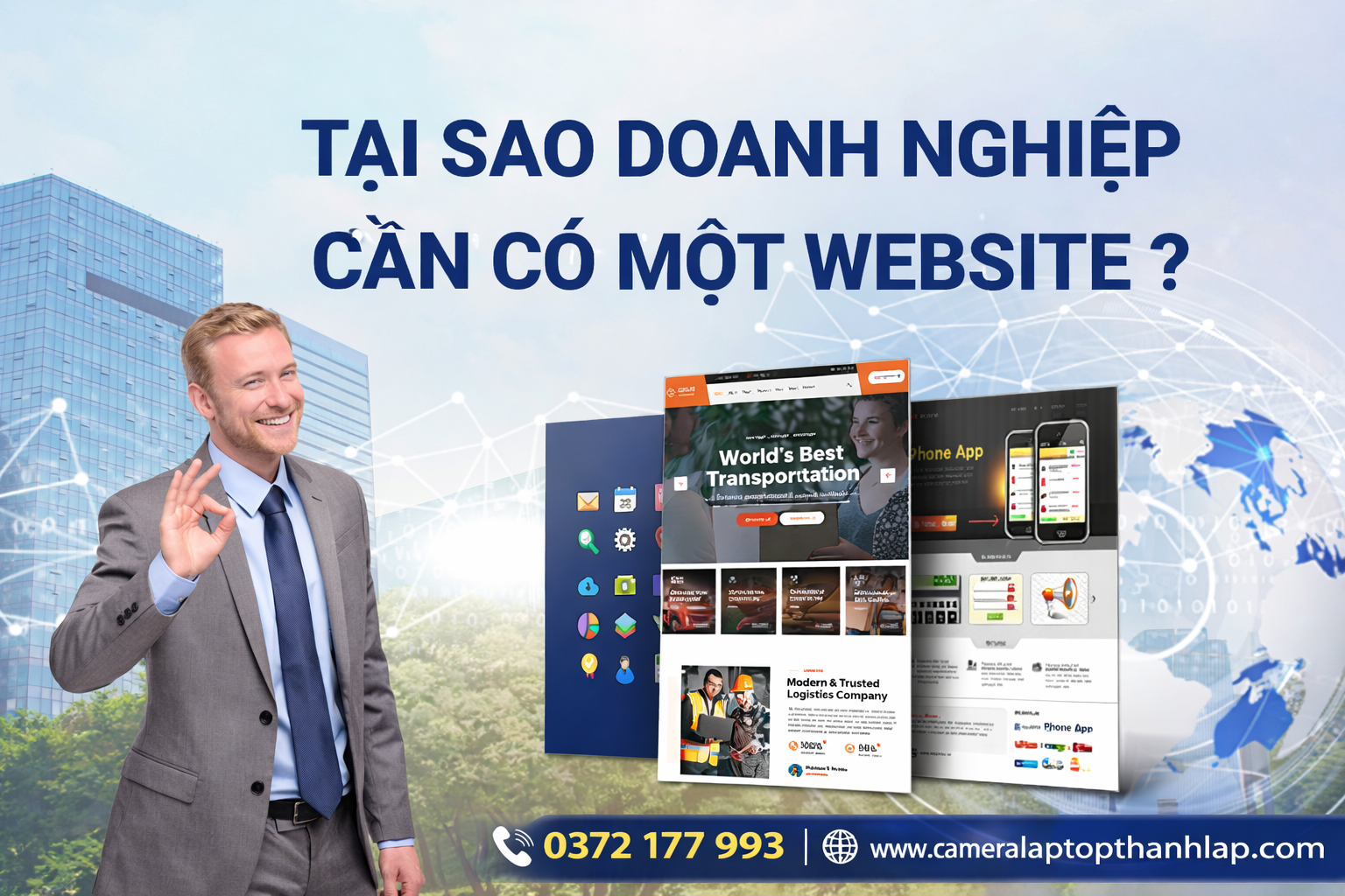Vì sao doanh nghiệp cần thiết kế website trọn gói