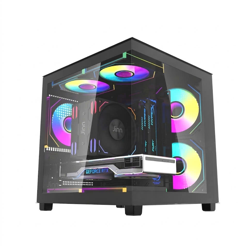 Báo Giá Linh Kiện & Phụ Kiện Chính Hãng 2026 10 Case Jinn J02 (Bể Cá, Chưa Fan, M-ATX, Màu Đen) - Báo Giá Linh Kiện Chính Hãng 2026