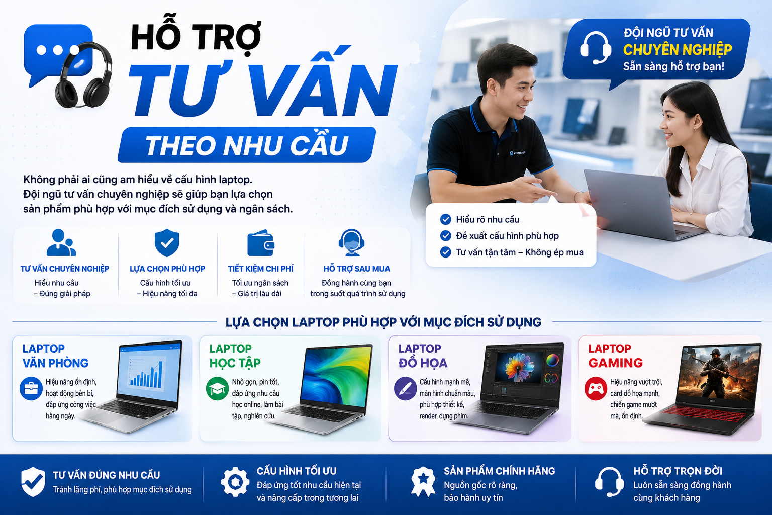 Bán Laptop Uy Tín TPHCM Laptop Chất Lượng, Giá Tốt - Hỗ trợ tư vấn