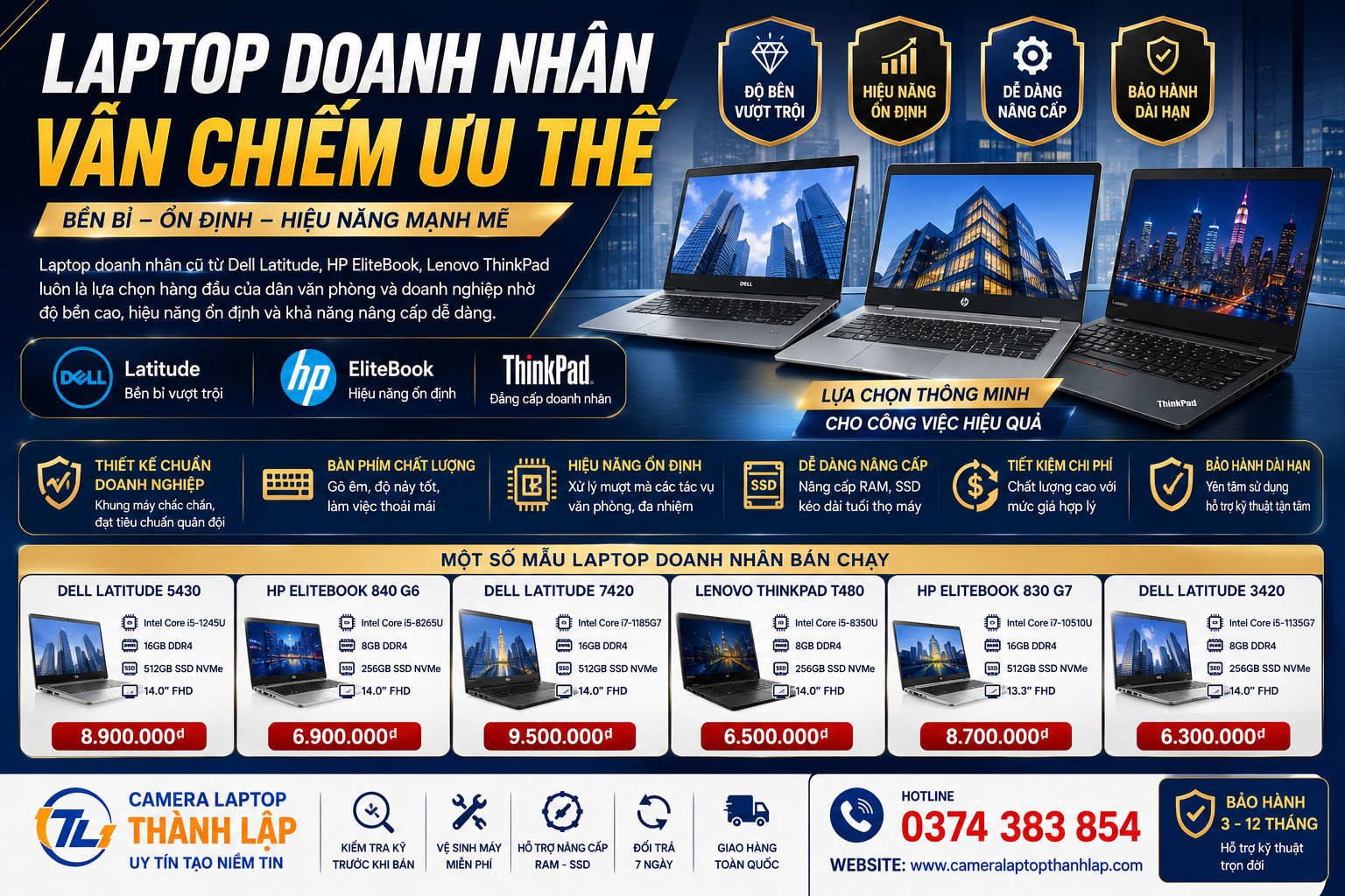 Laptop Doanh Nhân Vẫn Chiếm Ưu Thế