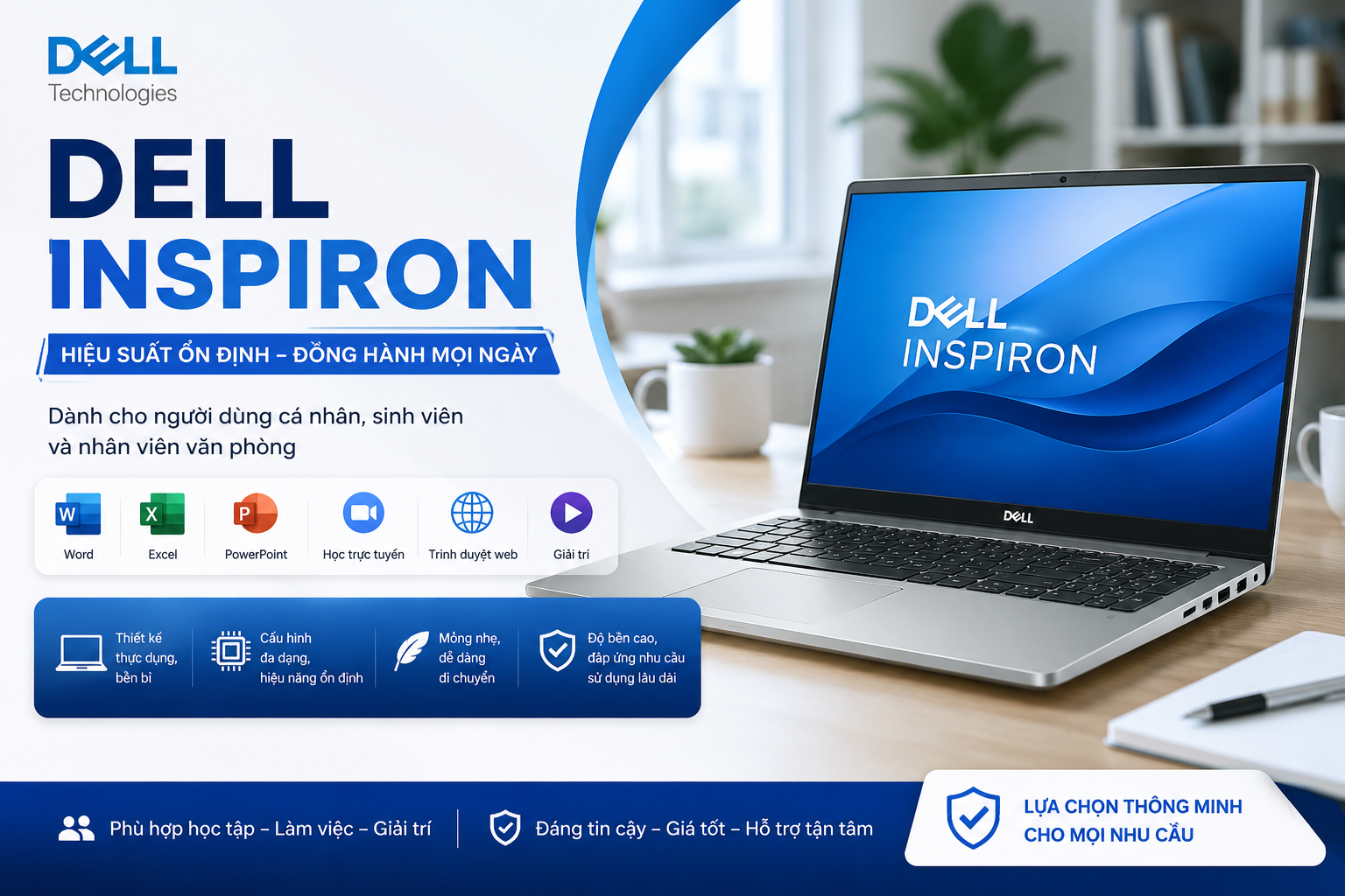Một số dòng Dell phổ biến - Dell Inspiron