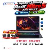 Laptop Gaming Acer Nitro 5 AN515-57 i5-11400H RTX 3050