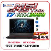 Laptop MSI Gaming GF65 Thin i7-10750H RTX 3060