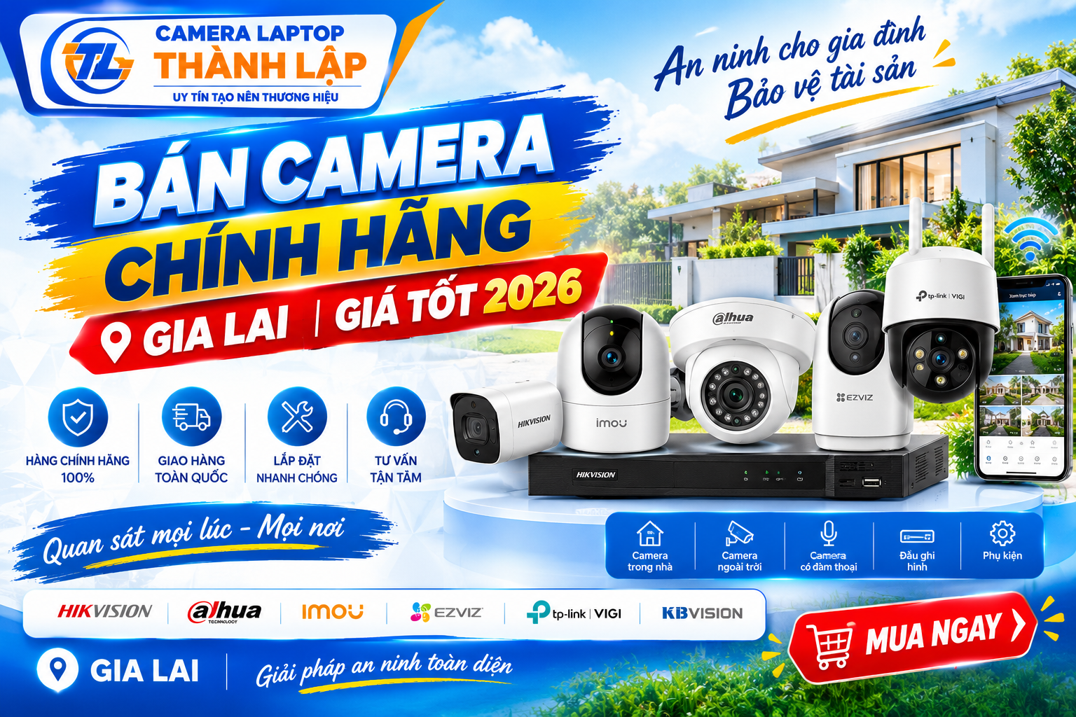 Ban Camera Chinh Hang Gia Lai Gia Tot 2026