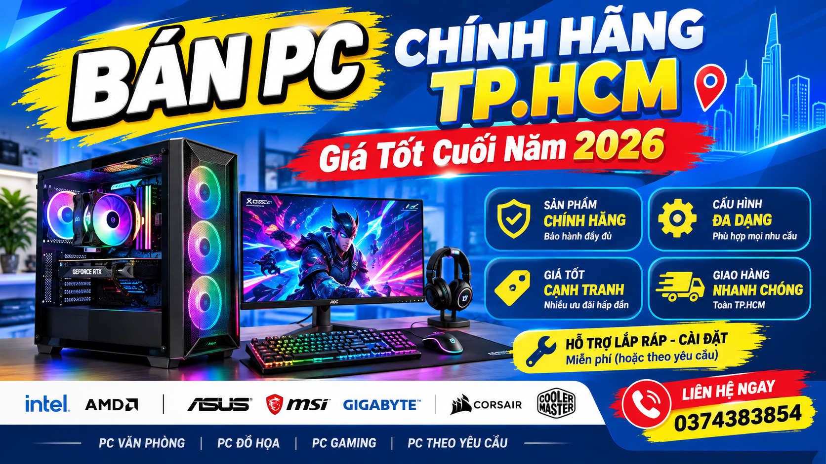 Ban PC Chinh Hang TP.HCM