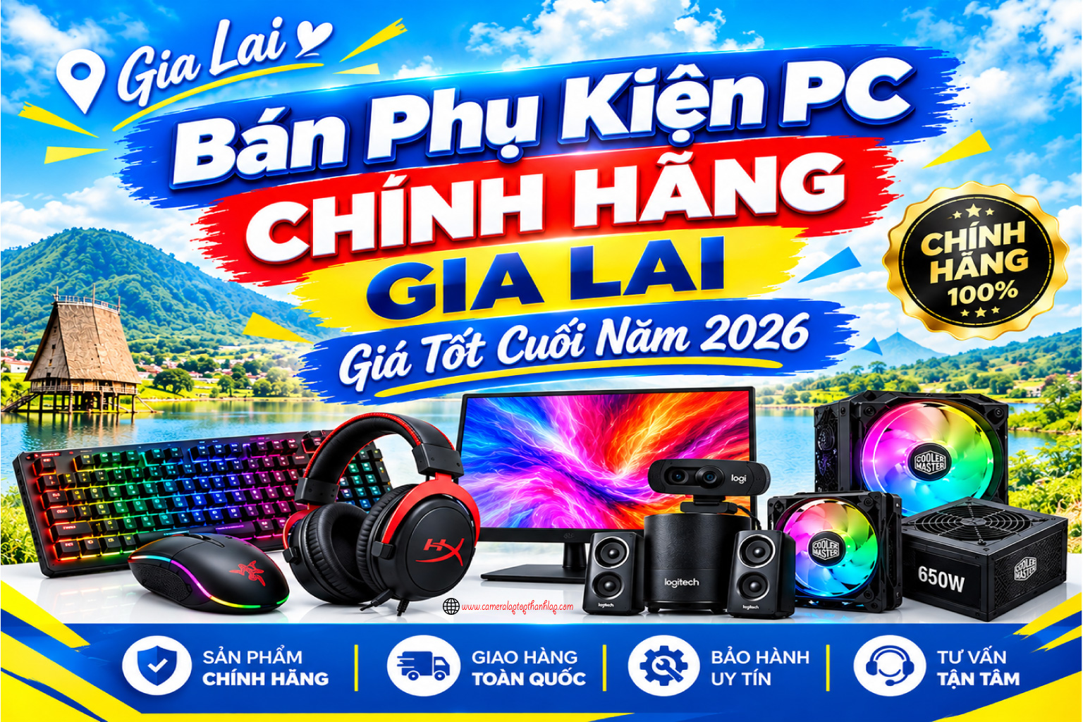 Bán Phụ Kiện PC Chính Hãng Gia Lai | Giá Tốt Cuối Năm 2026
