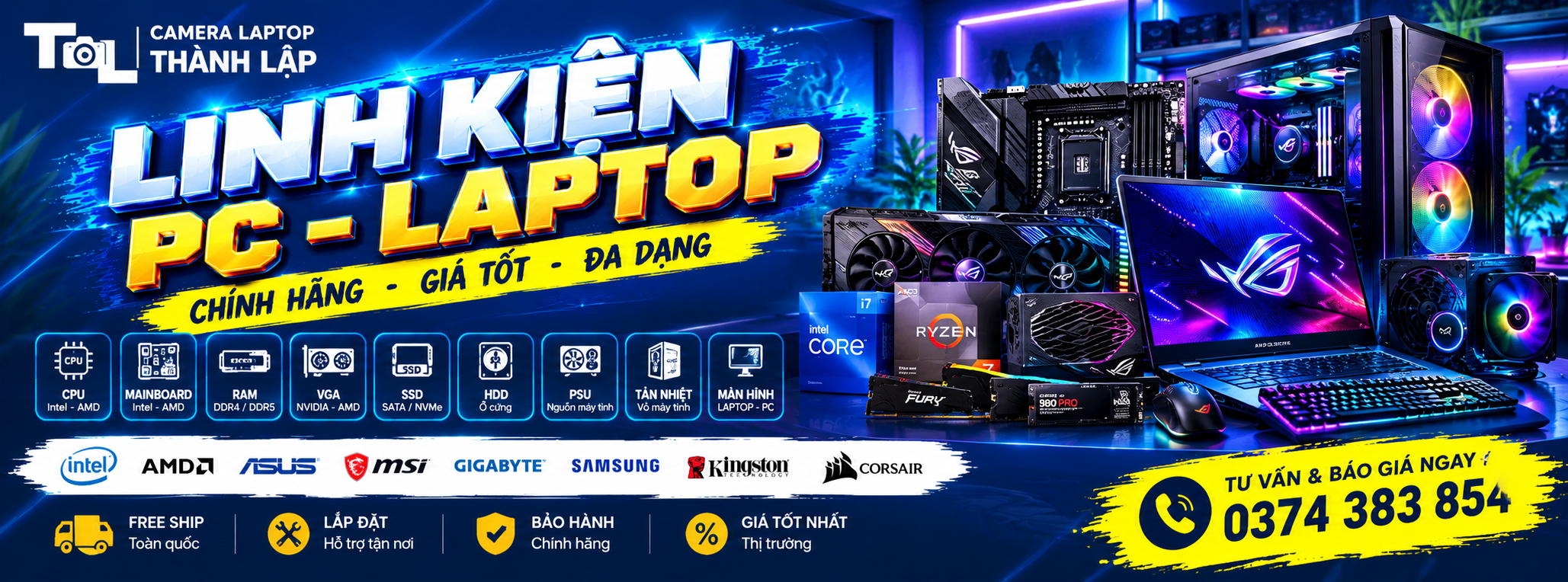 Linh Kien PC Laptop Chinh Hang